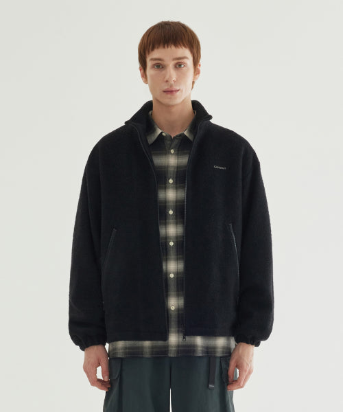 WOOL ZIP-UP JACKET