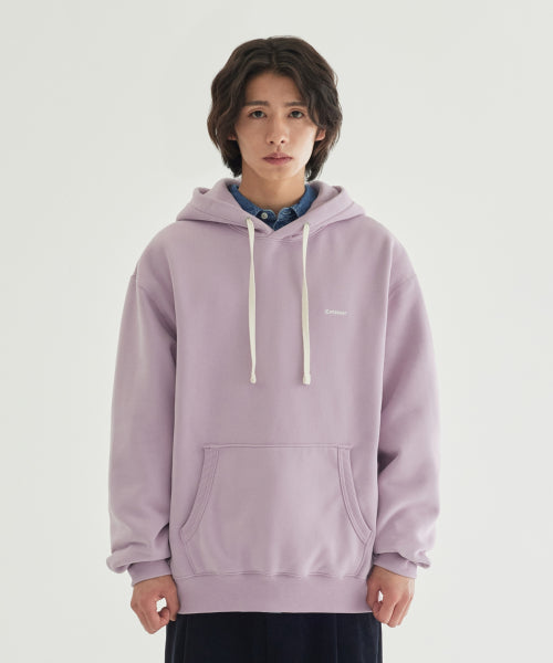 SMALL LOGO BRUSHED HOODIE