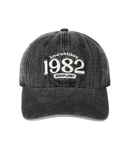 Whiskey Vintage Ball Cap [BLACK]