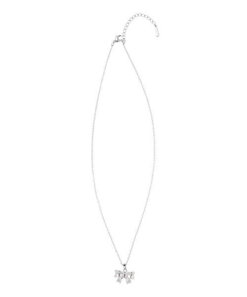 Ribbon Necklace [SILVER]