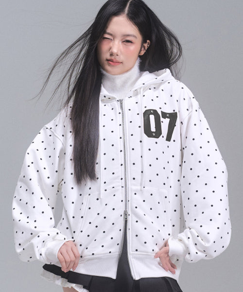 Nelly 07 Two-Way Hooded Zip-Up [WHITE]