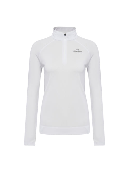 HERITAGE Women's Polatec Zip-Up T-shirt_White
