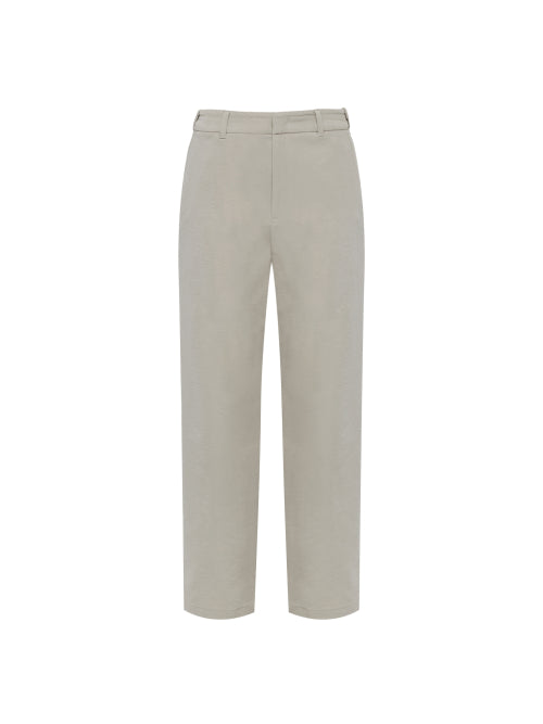 LAYER 7 (Layer 7) Women's Standard Elastic Pants_Light Beige