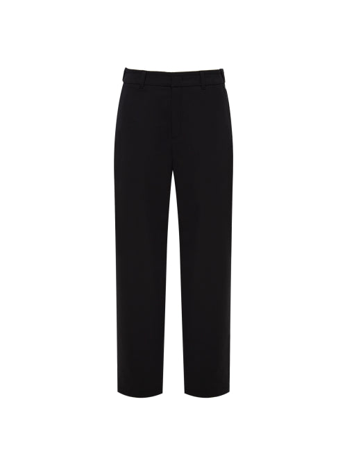 LAYER 7 (Layer 7) Women's Standard Elastic Pants_Black
