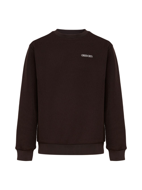 WOOLY (Woolly) Men's long-sleeved MTM T-shirt_Brown