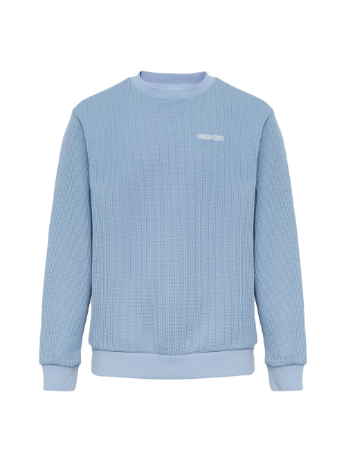 WOOLY (Woolly) Men's Long-Sleeved MTM T-shirt_URBAN BLUE