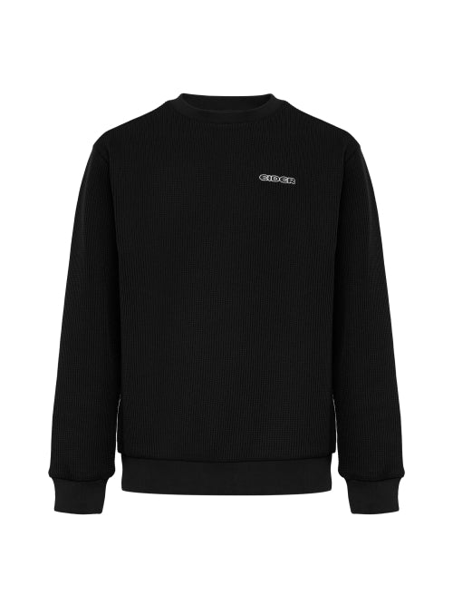 WOOLY (Woolly) Men's long-sleeved MTM T-shirt_Black