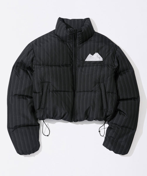 So Demure Cropped Puffer Down Faded Black