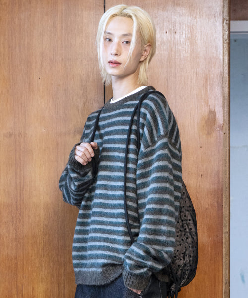 GNT067 Doctown Hairdresser Pullover Knit (GREEN)