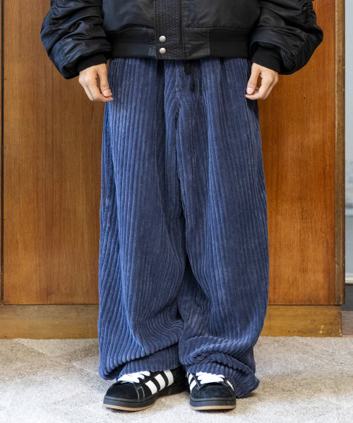GP152 Big Corduroy Easy Pants (NAVY)