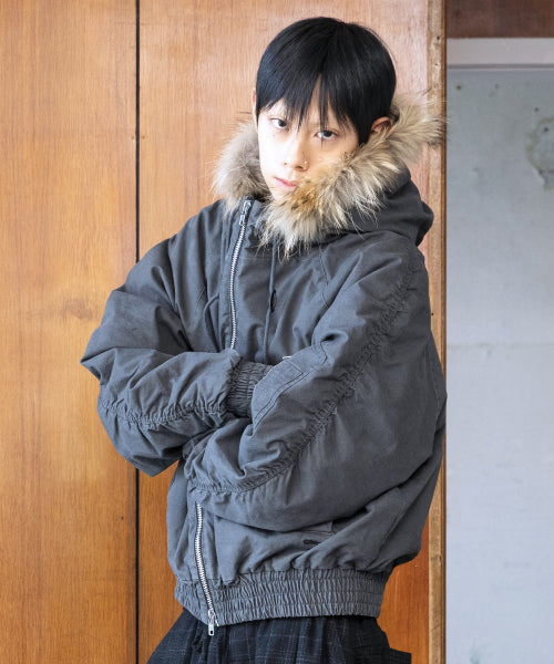 GJ098 Rusty N2B Short Parka (GRAY)