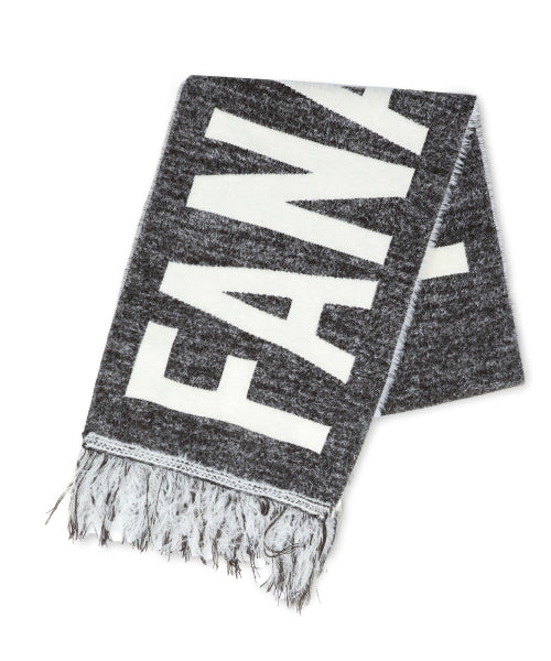 GAC030 Panatic Hair Ornament Jacquard muffler (BLACK)