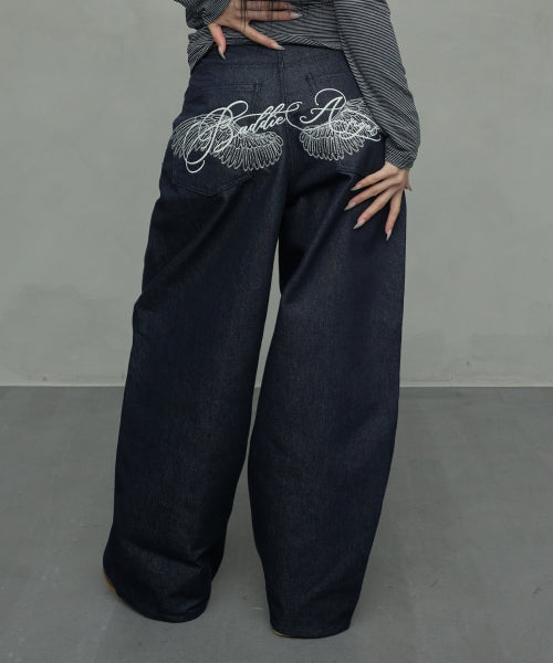 BADDIE ANGEL PANTS_INDIGO