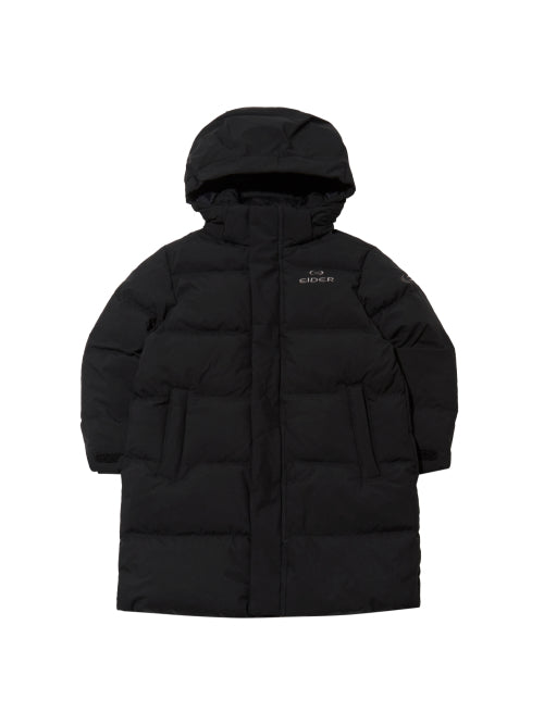 STELOL S (Schol S) Kids UNI Long Down Jacket_Black