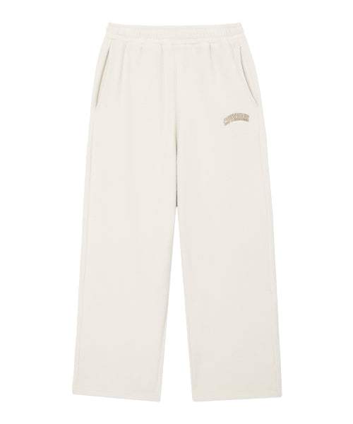 WARM ON ARCH LOGO WIDE FLEECE PANTS