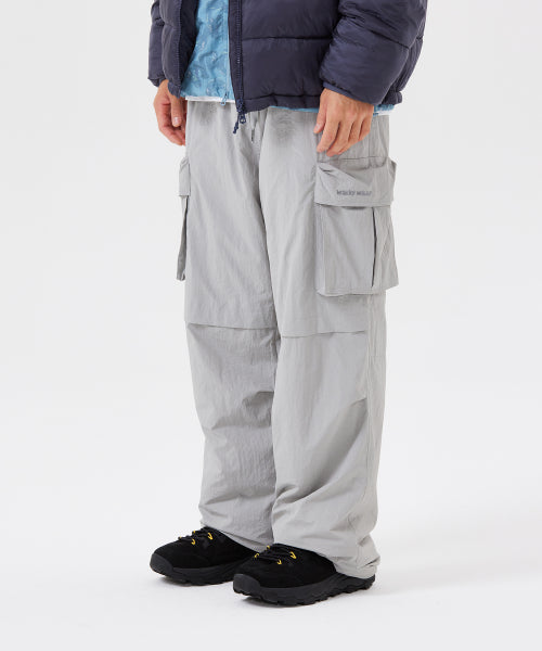 Winter Parasuit Cargo Pants Gray