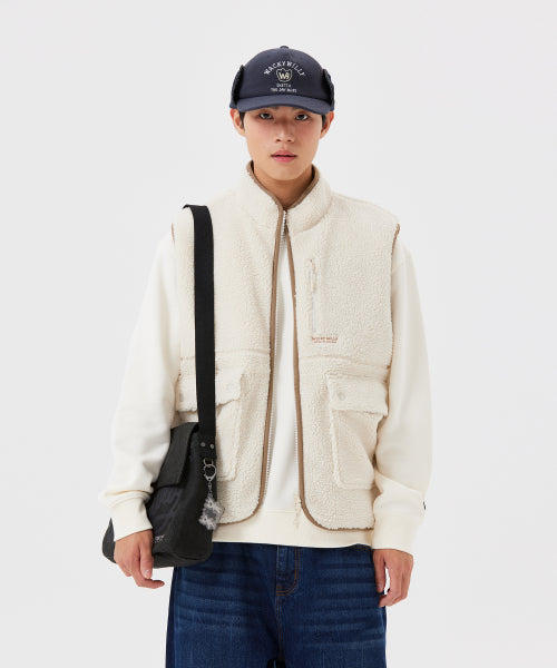 reversible fleece best brown