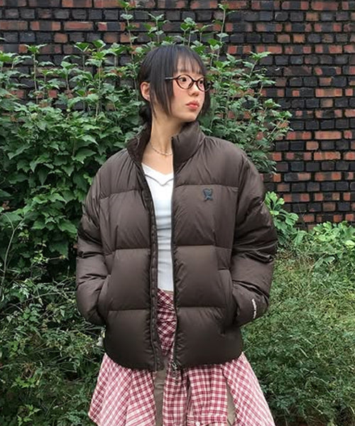 Duckie Down Short Puffy Brown
