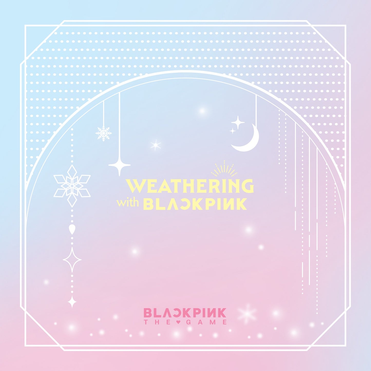 [BLACKPINK THE GAME 쿠폰카드 컬렉션] WEATHERING WITH BLACKPINK - YG SELECT
