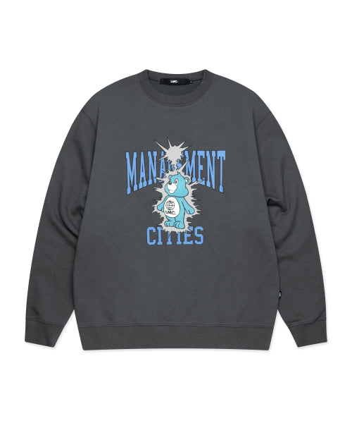 THUNDER BEAR SWEATSHIRT charcoal