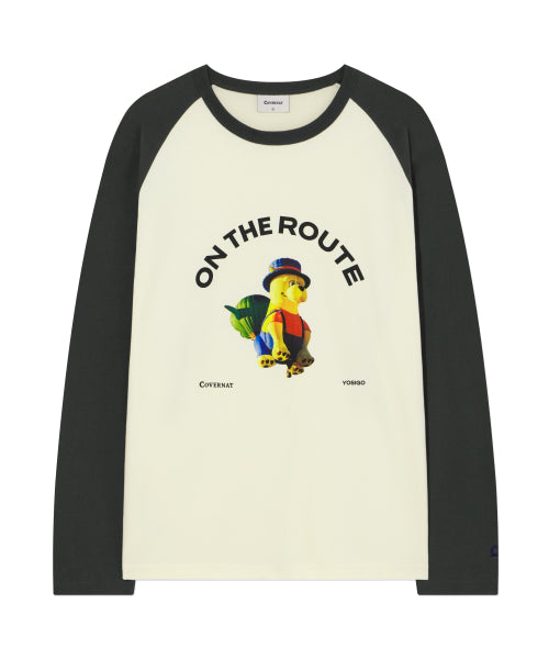 [YOSIGO] BALLOON FESTIVAL RINGER LONG SLEEVE