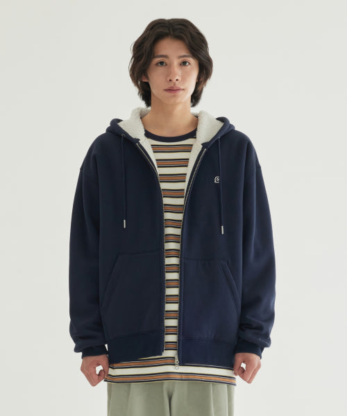 SIGNATURE SYMBOL BOA BONDING HOODIE ZIP-UP