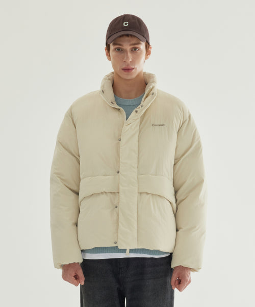 NON-QUILTED SHORT PUFFER