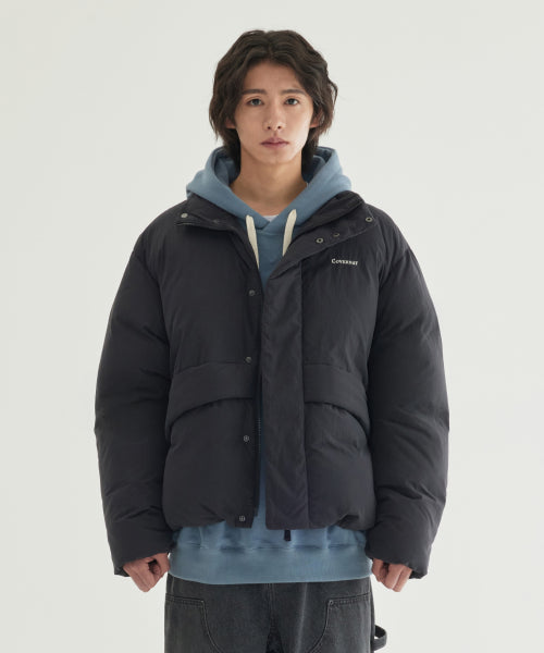 NON-QUILTED SHORT PUFFER
