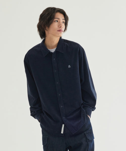 SIGNATURE SYMBOL CORDUROY SHIRT