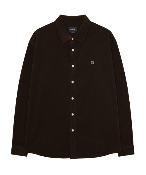 SIGNATURE SYMBOL CORDUROY SHIRT