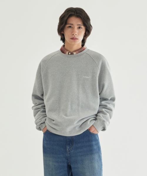 SMALL LOGO BRUSHED SWEATSHIRT