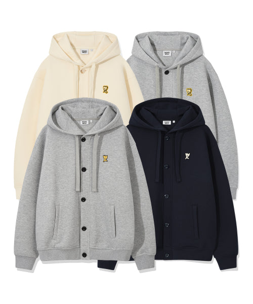 Kiki Hooded Button Cardigan (4 colors)