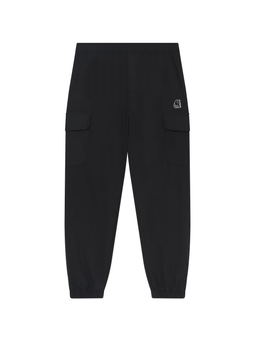 Napping cargo jogger pants (regular fit) - M_Black