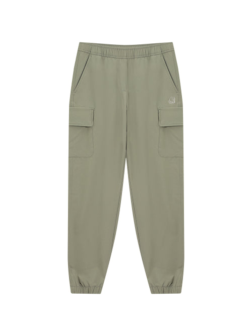 Napping cargo jogger pants (regular fit) - W_Light Khaki
