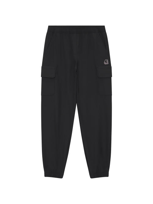 Napping cargo jogger pants (regular fit) - W_Black