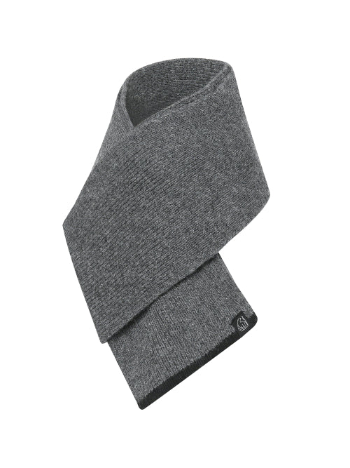 Knitwear muffler_Charcoal
