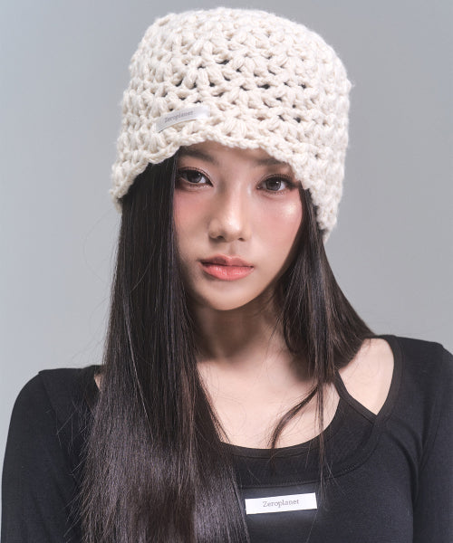 Lindsay Knit Beanie [IVORY]