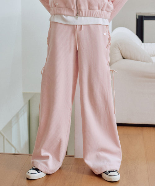 Chloe Beloa Lace-Up Pants [PINK]