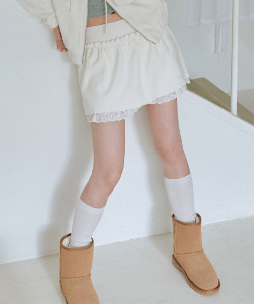 Chloe Beloa Skirt Pants [IVORY]