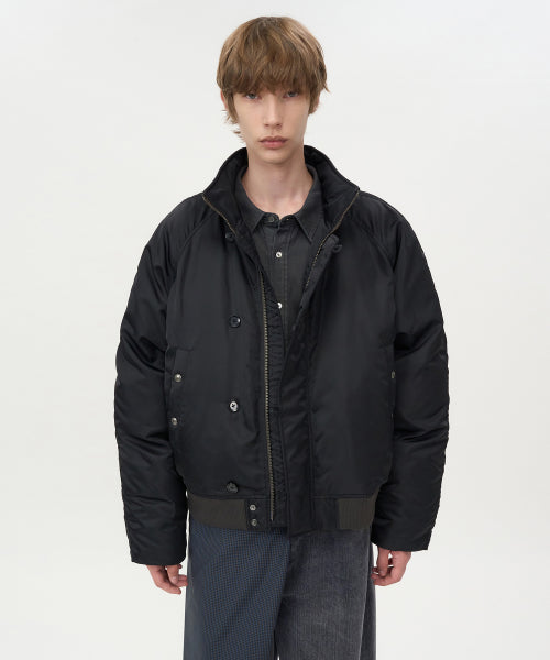 Funnel Neck Flight Puffer BLACK