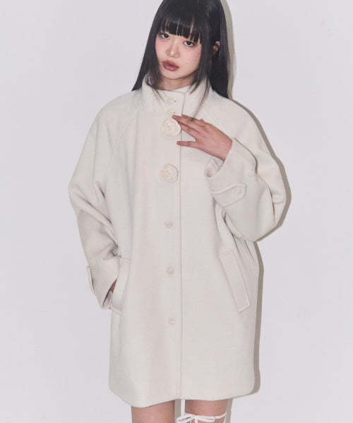 Flair Half Coat Ivory