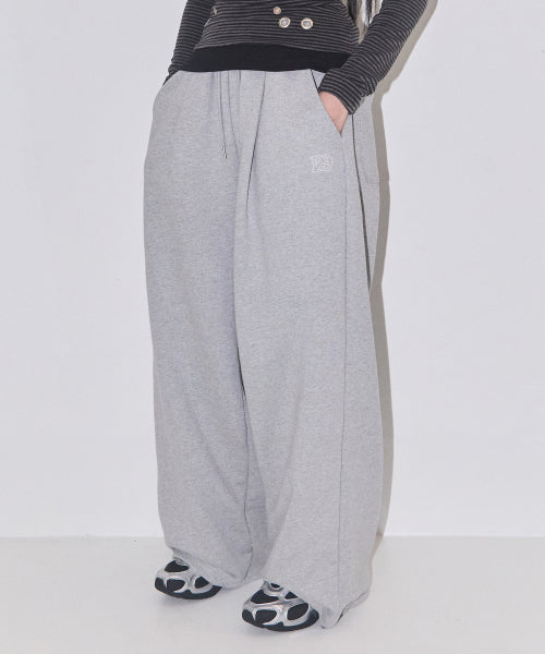 129 Basic Sweat Pants Melange