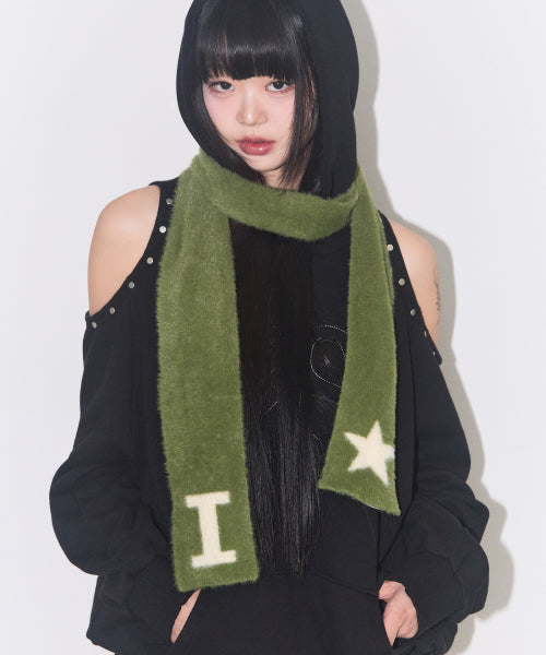 아이엠스타 머플러 그린