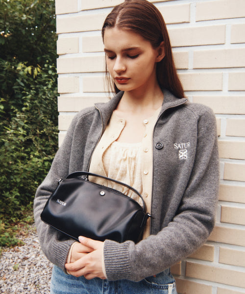 Verona Small Square Bag Black