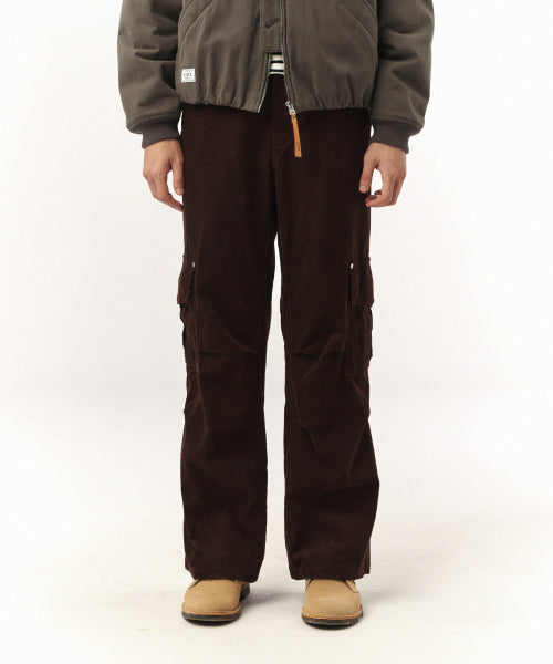 Torino Corduroy Cargo Pants Brown