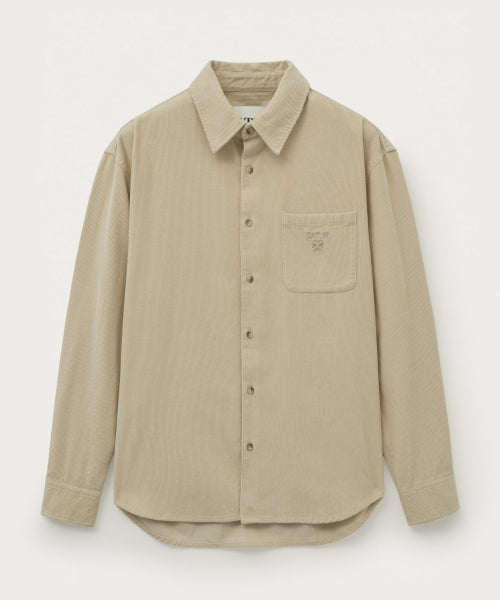 Soft Corduroy Shirt Cream