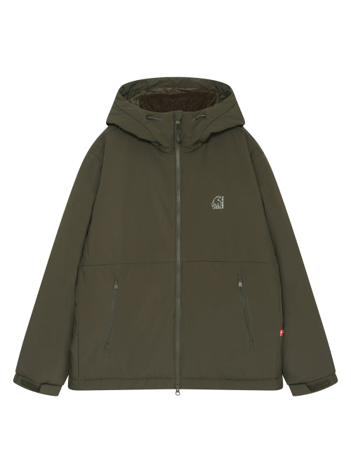 Haaland Technical Hoodie Jacket - M_OLIVE KHAKI