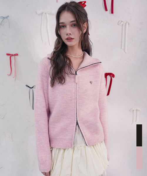 Rose Mignon Zip-up_2Colors