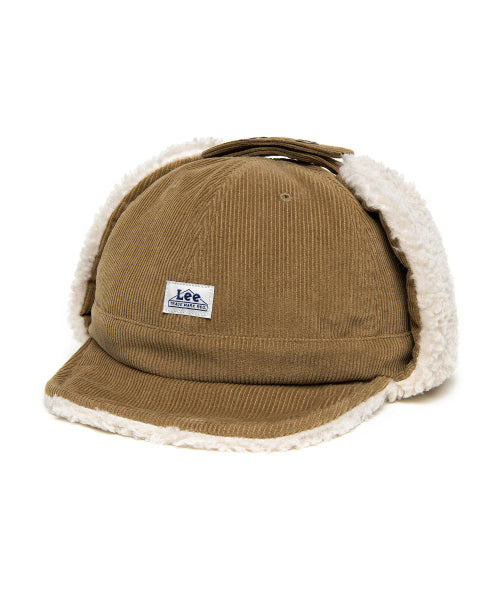 Corduroy Trooper Hat Beige