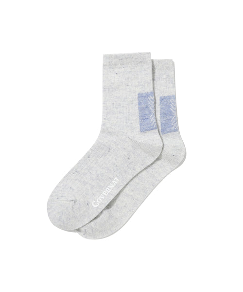 CHEVRON WOOL SOCKS